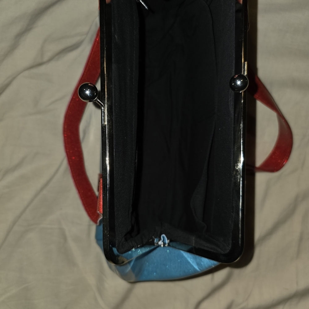 Made By HOLD FAST. Sparkling Blue and Red Shoulder Bag - Picture 11 of 16